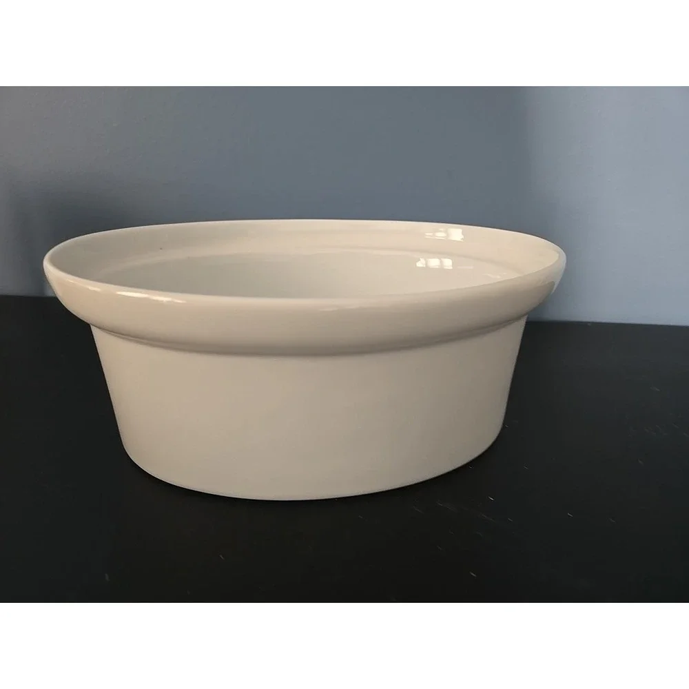BIA Cordon Bleu 9 x‎ 6.75 inch White Oval Casserole with Lid